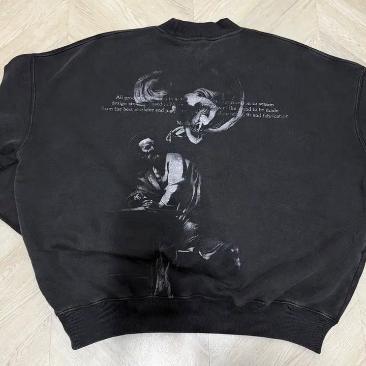 [BUNJANG] Off-White Black Sweatshirt / Off-White 마태 블랙 맨투맨