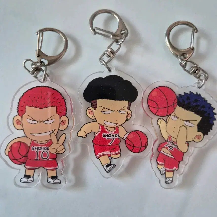 [BUNJANG] Slam Dunk Group Keyrings / 슬램덩크 송태섭 강백호 정대만 비공굿 키링