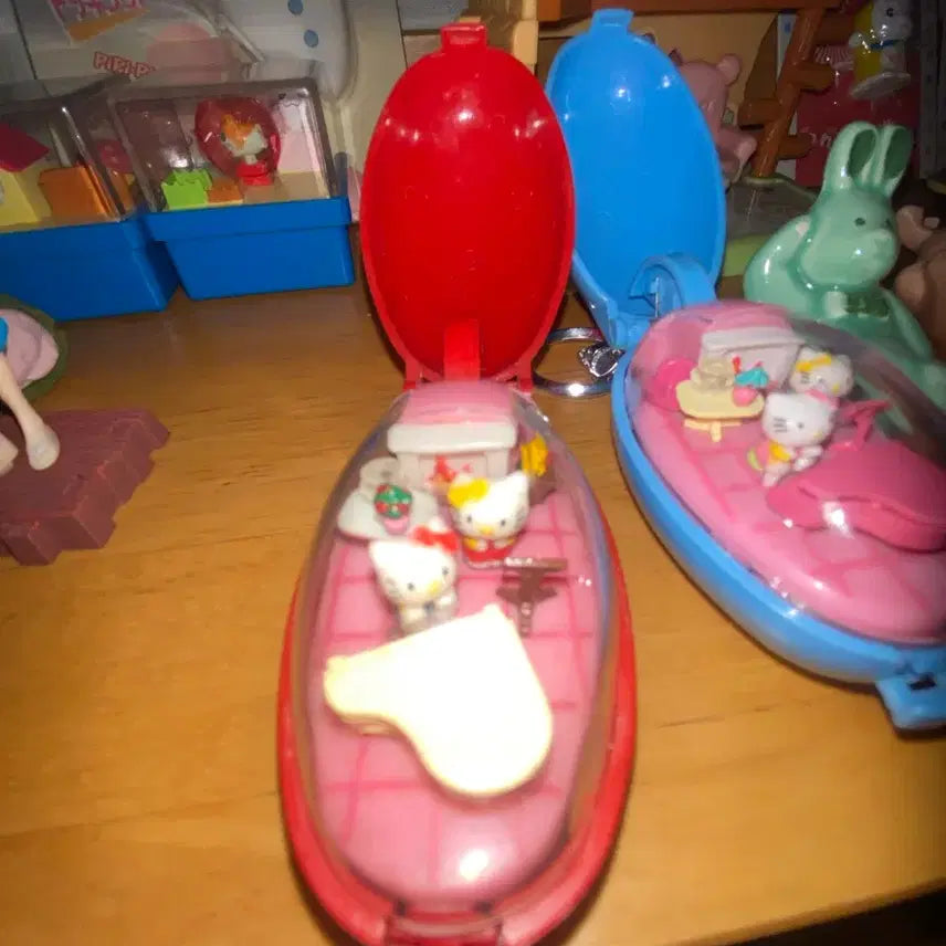 [BUNJANG] Sanrio Classic Kitty Piano Mini Figurine Keychain / 타임세일)초레어! 일본 고전 키티 키링 피규어 똥사이즈 초미니