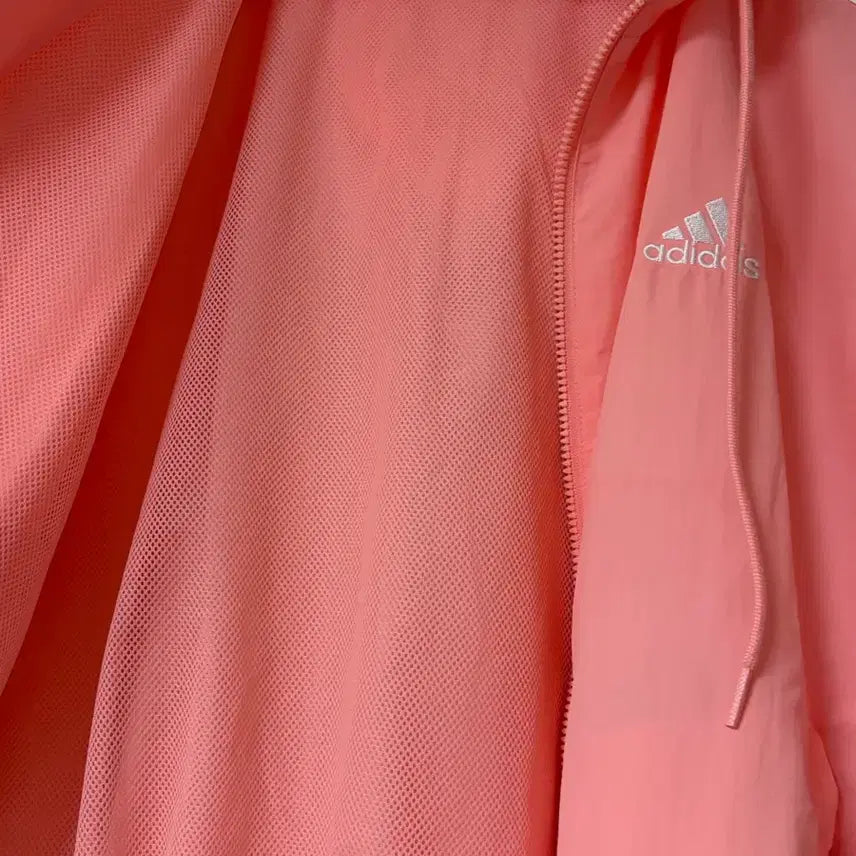 [BUNJANG] Adidas Pink Windbreaker Jacket / 아디다스 윈드브레이커 핑크색 바람막이