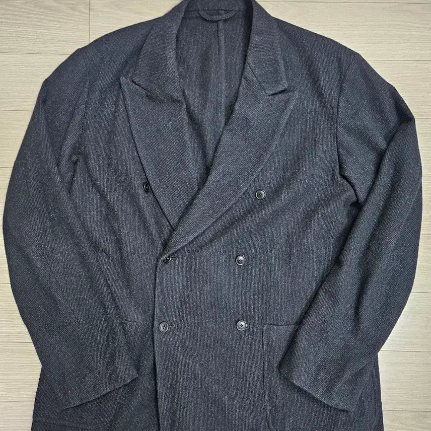 [BUNJANG] Comoli Refine Wool Double Jacket Navy / [3] 코모리 리파인 울 더블 자켓 네이비