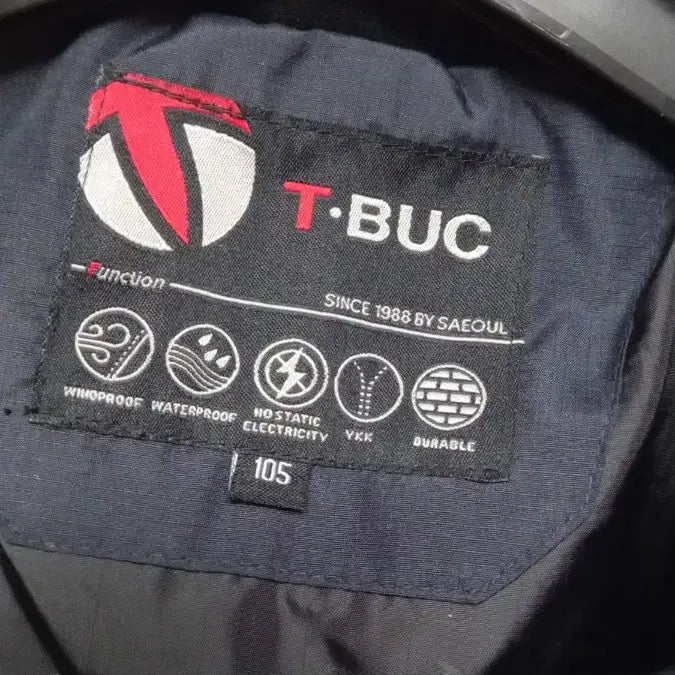 [BUNJANG] T-BUC Men's Lightweight Padded Jacket 105 / [새제품]  내구성 우수한 기능성 경량패딩 105