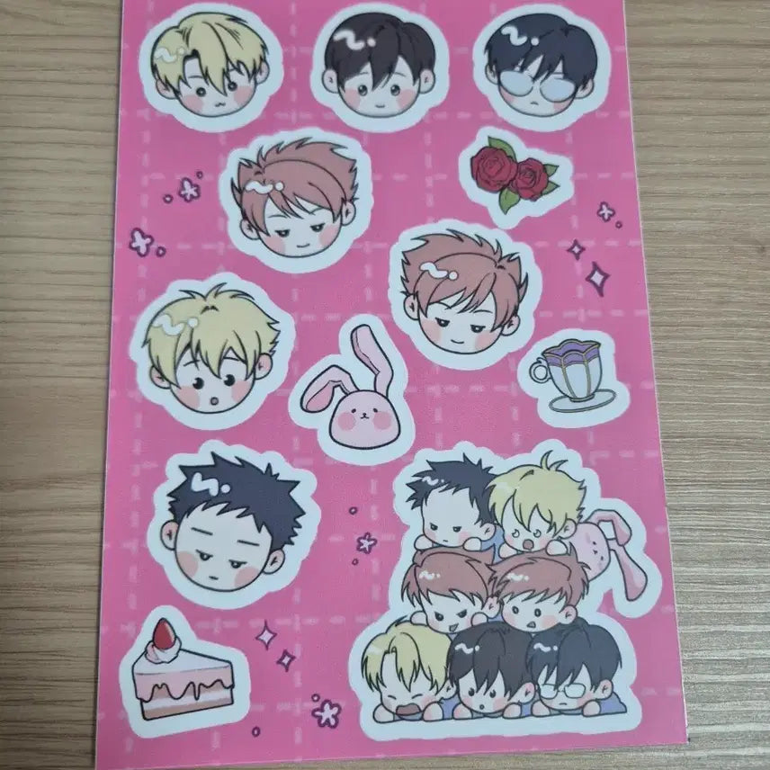 [BUNJANG] Ouran High School Host Club Non-Official Sticker / 오란고교 사교클럽 비공굿 스티커