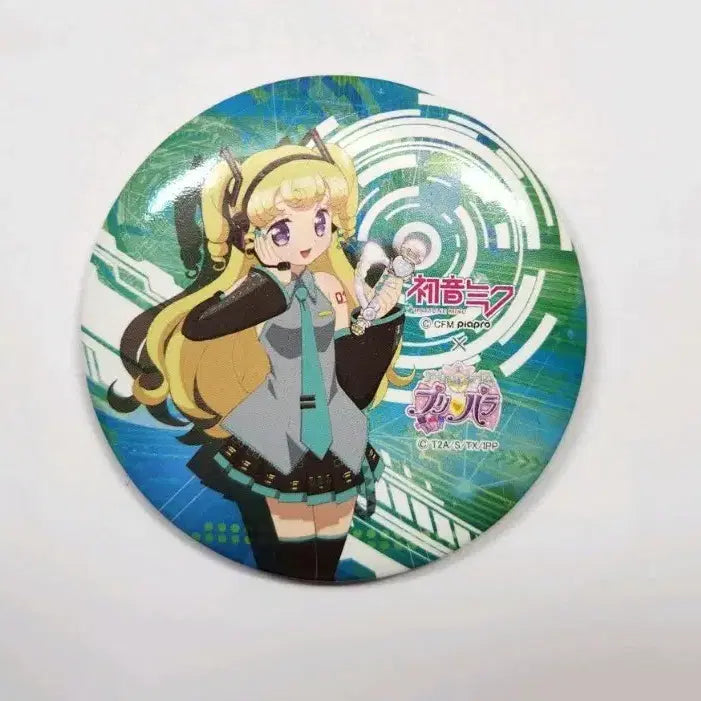 [BUNJANG] Idol Time Pripara YumeKawa Yui Hatsune Miku Collaboration Badge / 아이돌타임 프리파라 유메카와 유이 하츠네 미쿠 콜라보 캔뱃지
