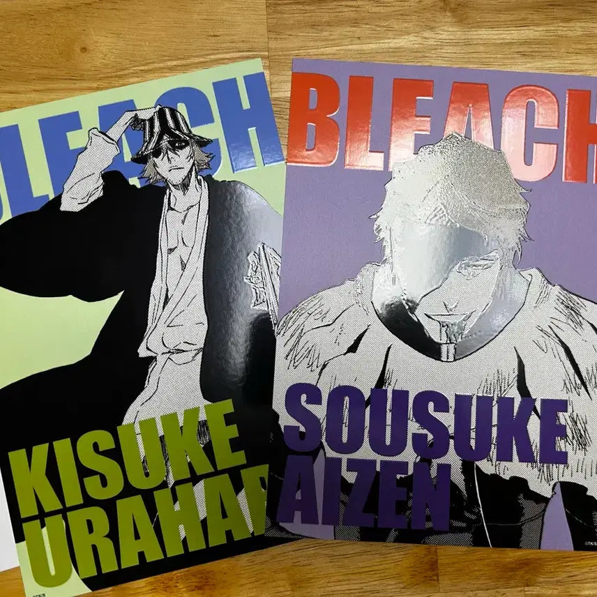 [SOLD OUT] 일괄) 블리치 아트카드 키스케 우라하라 아이젠 점프샵 굿즈 포스터
