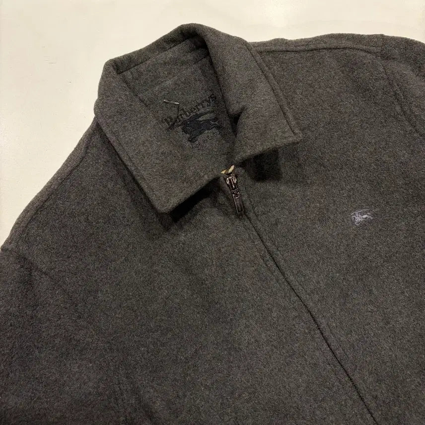 [BUNJANG] Burberry C830 Jacket / [L] 버버리 그레이 울 집업 블루종 자켓 C830