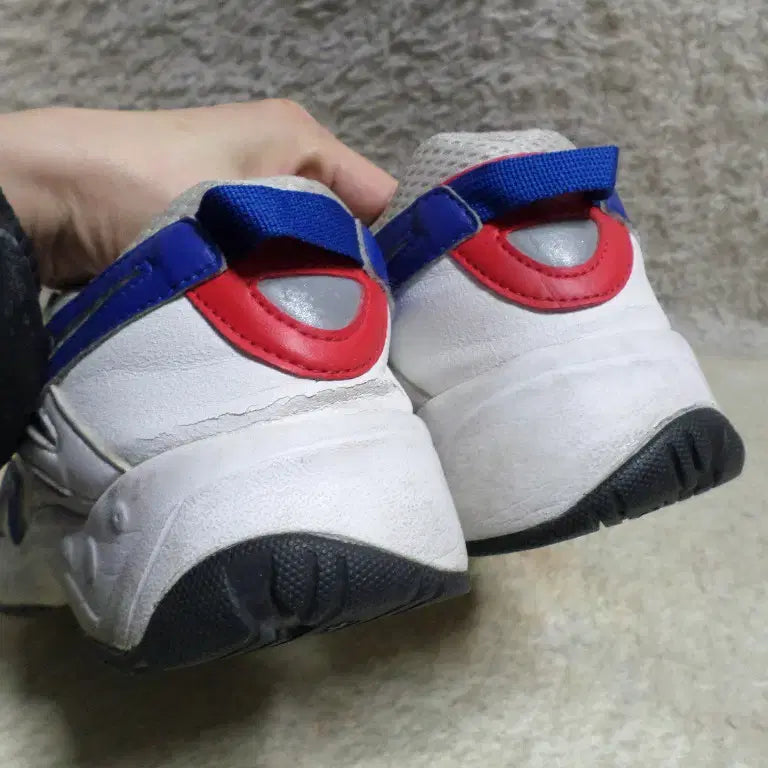 [BUNJANG] Reebok Interval 96 White Sneakers / 후루룩구 265 리복 인터벌96 화이트 운동화 스니커즈 중고 신발