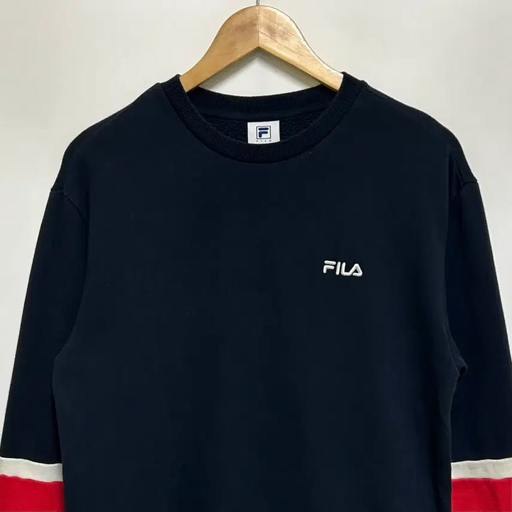 [BUNJANG] FILA Navy Fleece Sweatshirt / [남자-95]FILA 휠라 네이비 기모 맨투맨티셔츠