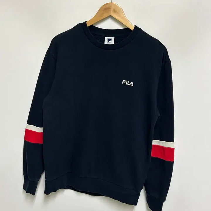 [BUNJANG] FILA Navy Fleece Sweatshirt / [남자-95]FILA 휠라 네이비 기모 맨투맨티셔츠