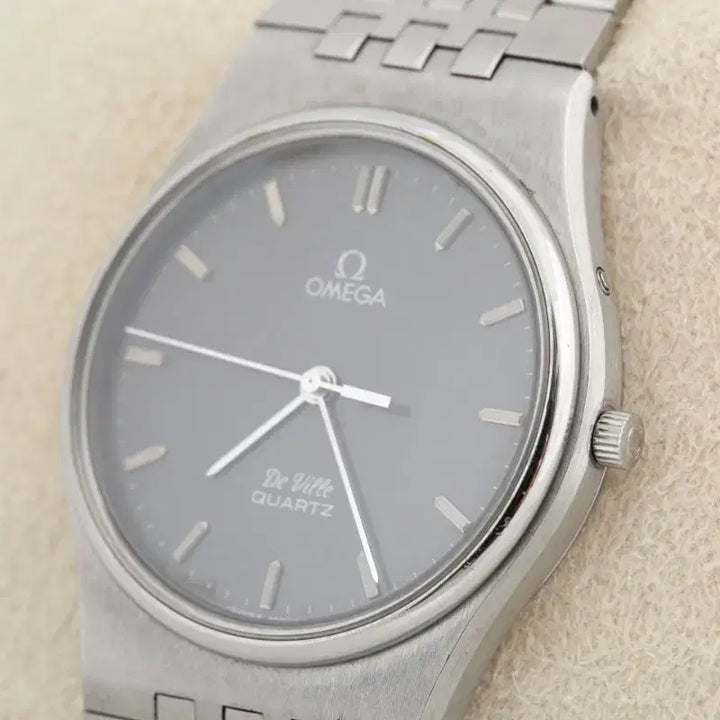 [BUNJANG] Omega DeVille Grey Dial Quartz Watch / 오메가 드빌 그레이 다이얼 쿼츠 시계