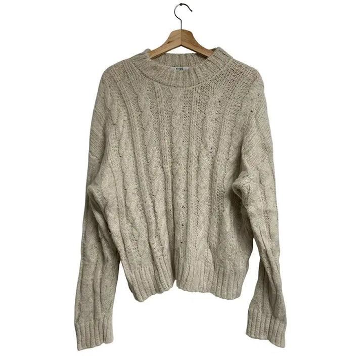 [BUNJANG] COS Wool Blend Cable Knit XS / COS 코스 여성 울 블렌드 케이블 니트 XS