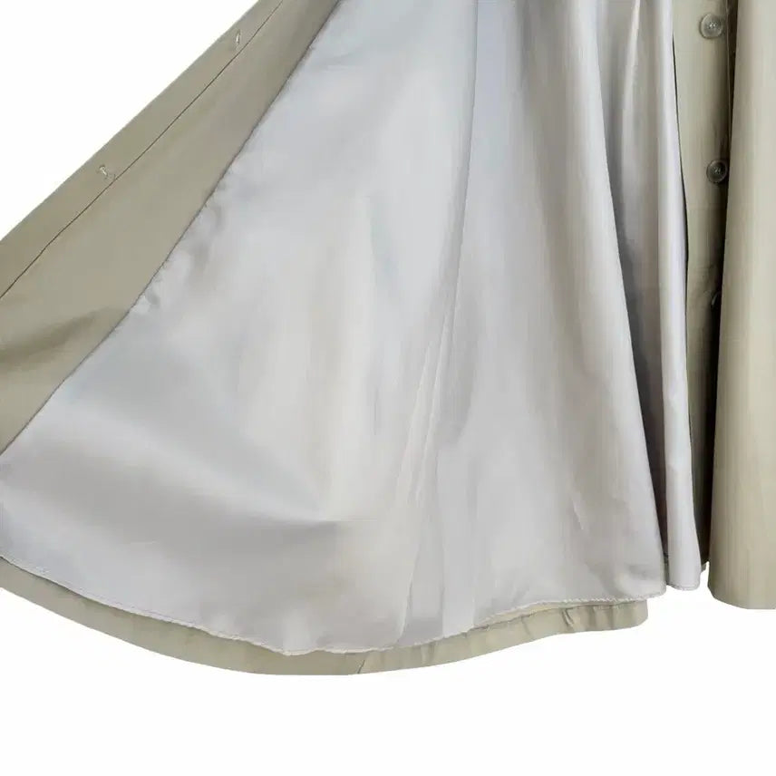 [BUNJANG] A-line Half Coat - Beige / 교신안함)후드 A라인 하프 코트-베이지