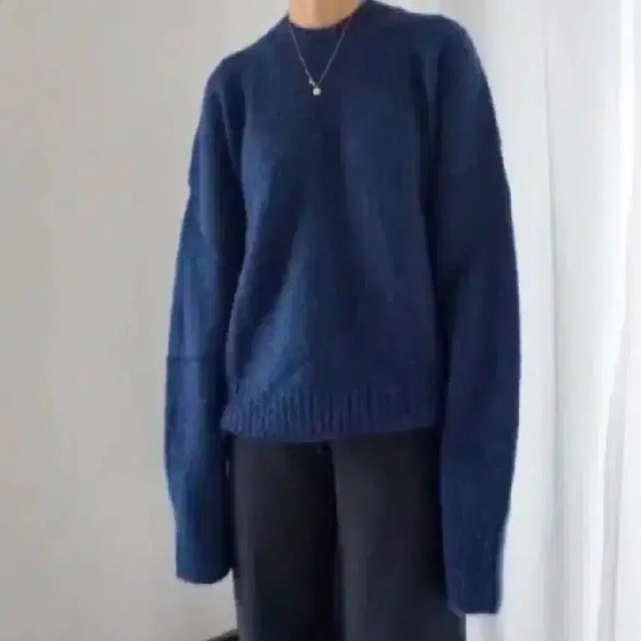 [BUNJANG] The Open Product Kid Mohair Knit / 더오픈 프로덕트  키드 모헤어 니트