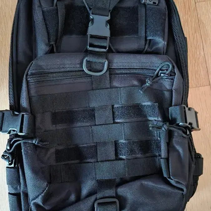 [BUNJANG] Black Tactical Backpack / 블랙 택티컬 백팩