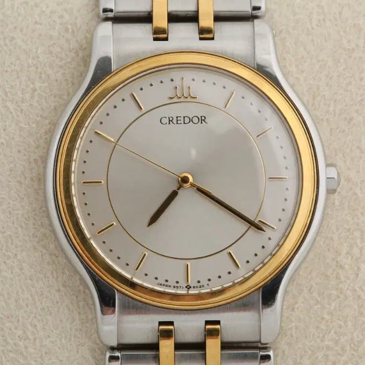 [BUNJANG] Seiko Credor 18K Gold Bezel Quartz Watch / 세이코 크레도르 18K 골드 베젤 쿼츠 시계