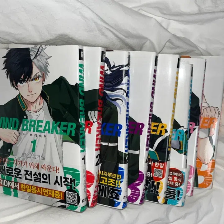 [BUNJANG] Wind Breaker Manga Set / 윈드브레이커 1-8전권 판매 원브레 만화책 전권
