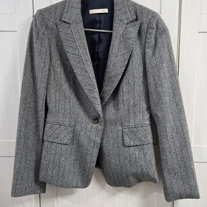 [BUNJANG] Women's Striped Suit Set / 데코 여성 스트라이프 정장 스커트 셋업