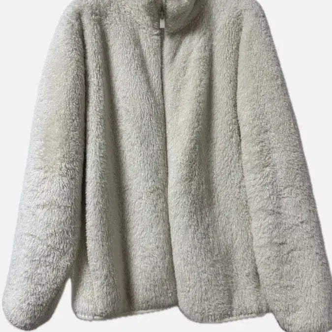[BUNJANG] Uniqlo Fleece Zip-Up Ivory / 유니클로 플리스 집업 아이보리