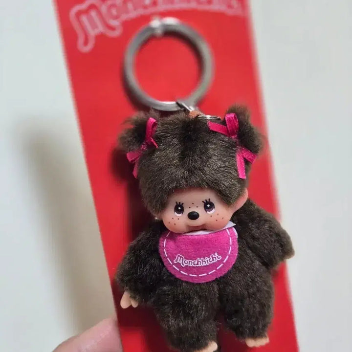 [BUNJANG] Monchhichi European Edition Key Chain / 몬치치 클래식 몬치치 키 체인 핑크,블루,레드 (유러피언 에디션)