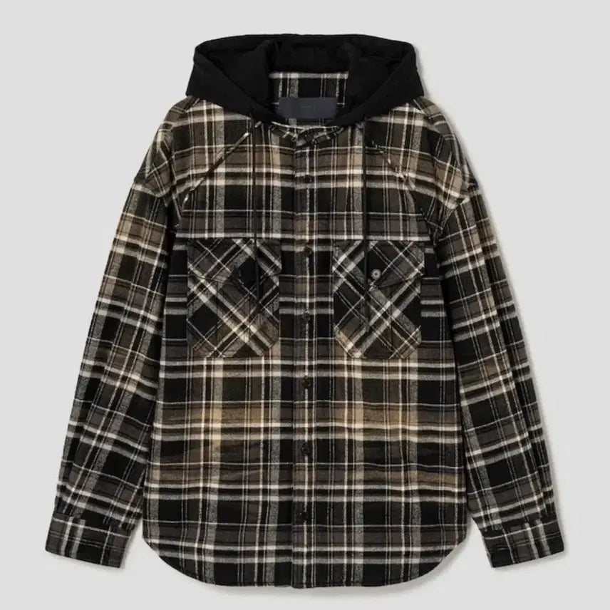 [BUNJANG] Juun.J Check Detachable Hood Jacket / 준지 후드 체크자켓 판매(새상품)