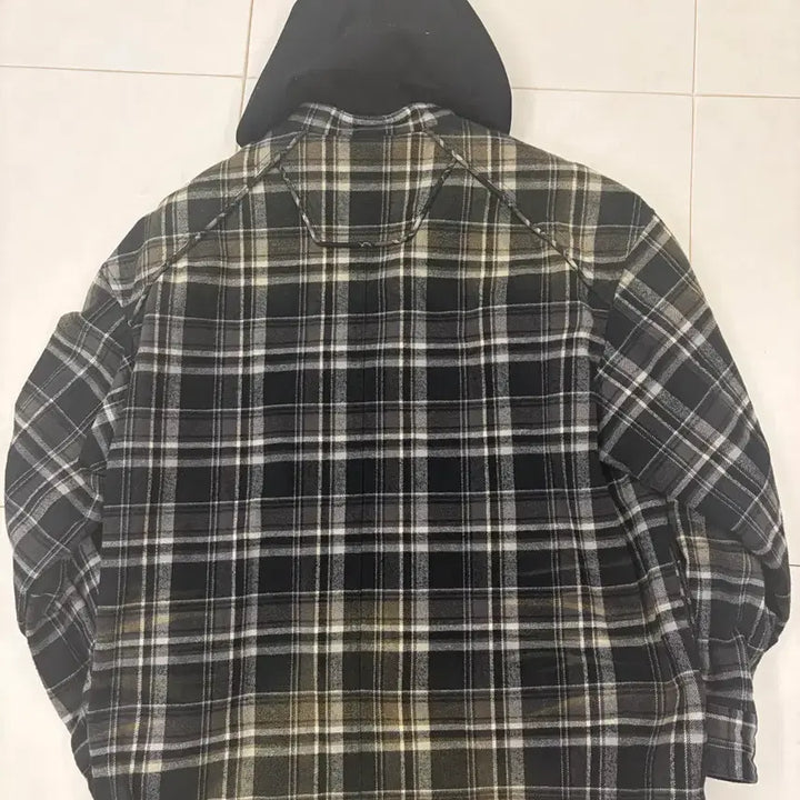 [BUNJANG] Juun.J Check Detachable Hood Jacket / 준지 후드 체크자켓 판매(새상품)