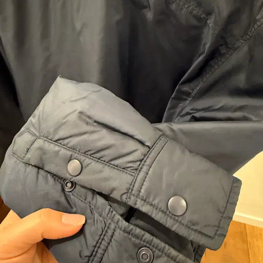 [BUNJANG] ASPESI Navy Shirt Padding M / ASPESI 아스페시 네이비  셔츠 패딩 M
