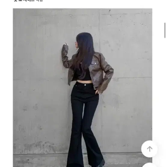 [BUNJANG] Moodlabel Black Bootcut Slim Pants M / 20,000 새제품) 무드라벨 블랙 부츠컷 슬림 스판 M