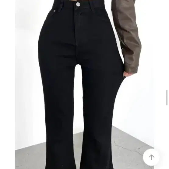 [BUNJANG] Moodlabel Black Bootcut Slim Pants M / 20,000 새제품) 무드라벨 블랙 부츠컷 슬림 스판 M