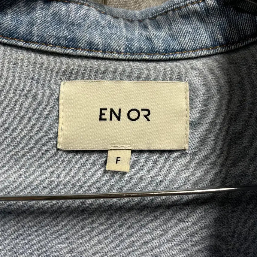 [BUNJANG] EN OR Half Denim Loose Fit Shirt / [EN OR] 엔오르 하프 데님 루즈핏 청셔츠-FREE