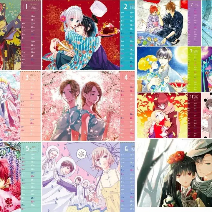 [BUNJANG] Hanato Yume Calendar Set / 하나토유메 새벽의 연화, 캘린더 얼굴만으론 좋아할 건방진그녀석 추락여고생