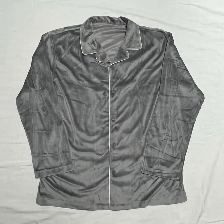 [BUNJANG] Topten Velour Lounge Set Gray / [새상품] L) 탑텐 벨로아 라운지웨어 잠옷 셋업 그레이