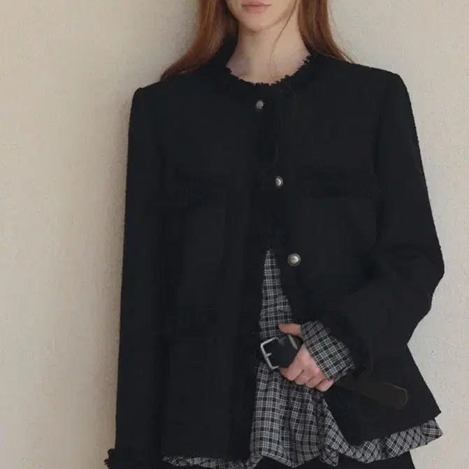 [BUNJANG] Twice LoaR Pocket Tweed Jacket / (새상품) 트위 로어 포켓 수술 트위드 자켓