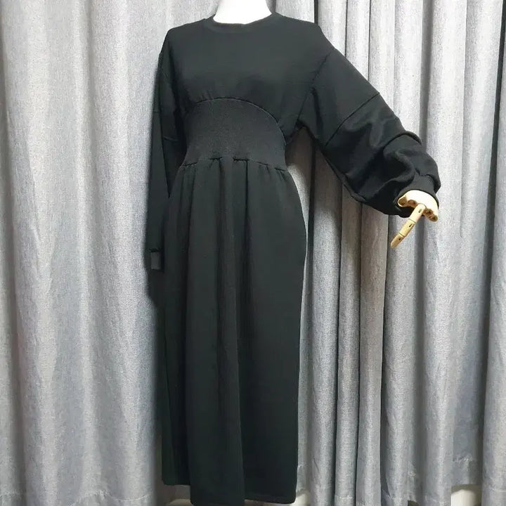 [BUNJANG] Maxi Black Dress / 허리라인 맥시 블랙원피스