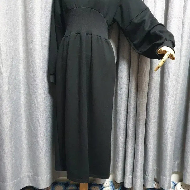 [BUNJANG] Maxi Black Dress / 허리라인 맥시 블랙원피스