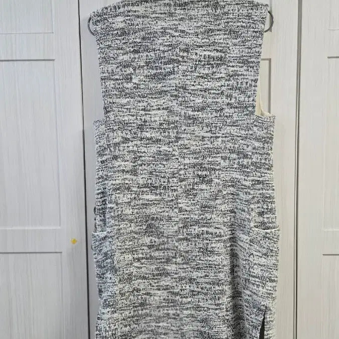 [BUNJANG] Object Tweed Long Vest / 오브제 트위드 롱 조끼 사이즈