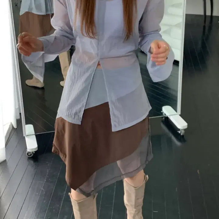 [BUNJANG] Bow Slit Blouse / 쓰리컷 Bow slit blouse 블라우스