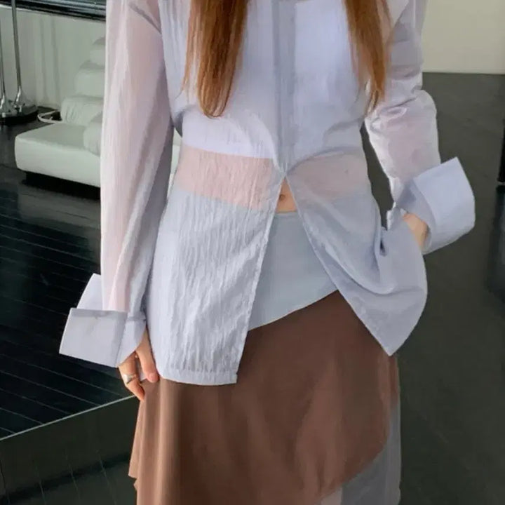 [BUNJANG] Bow Slit Blouse / 쓰리컷 Bow slit blouse 블라우스