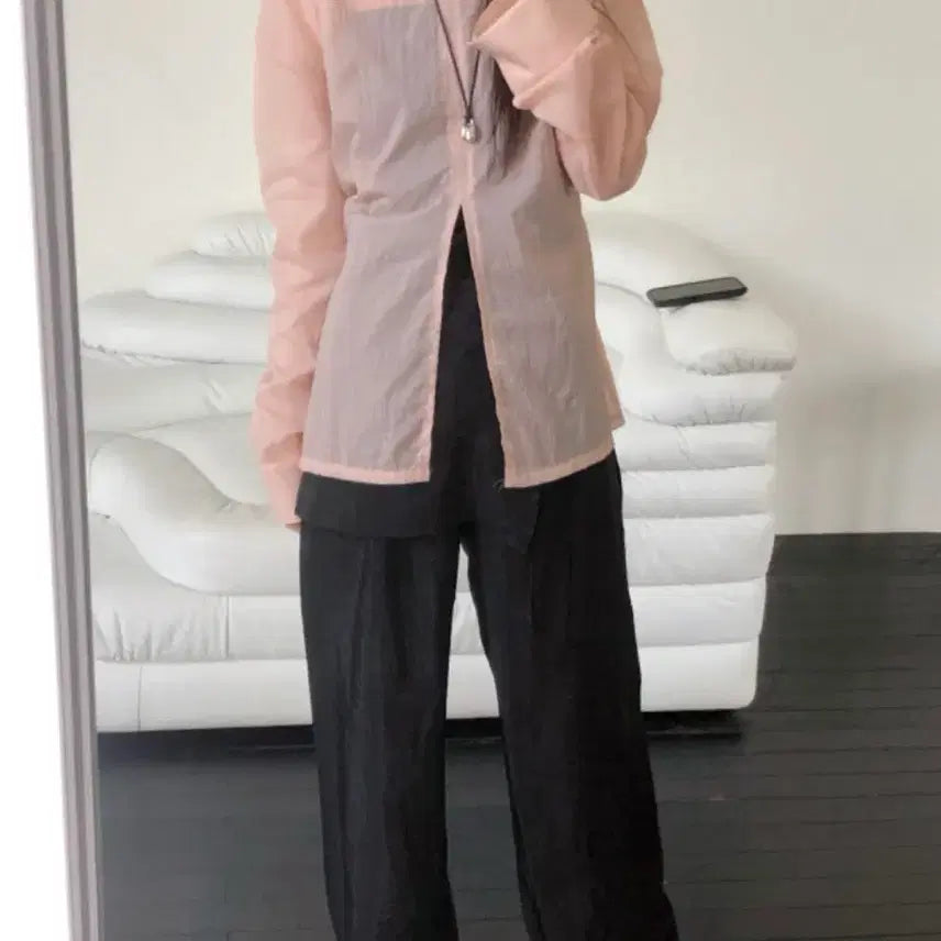 [BUNJANG] Bow Slit Blouse / 쓰리컷 Bow slit blouse 블라우스