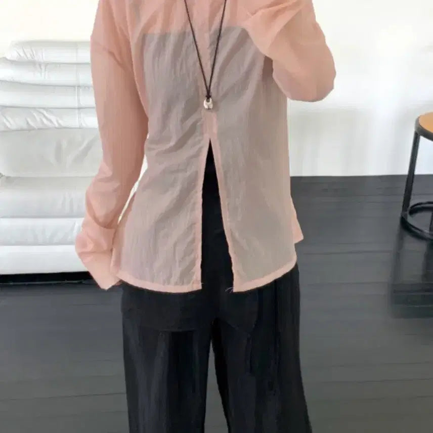 [BUNJANG] Bow Slit Blouse / 쓰리컷 Bow slit blouse 블라우스