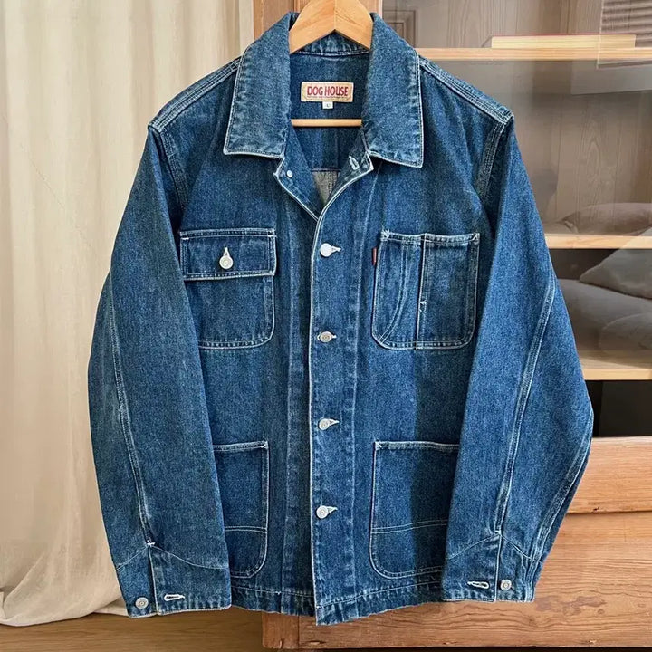 [BUNJANG] 90s DOG HOUSE Denim Work Jacket / 90s DOG HOUSE 데님 워크 자켓