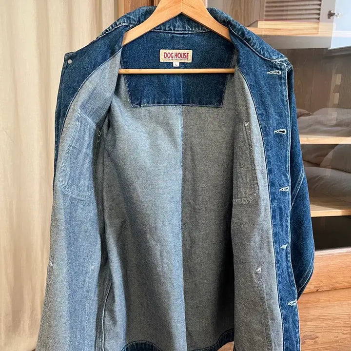 [BUNJANG] 90s DOG HOUSE Denim Work Jacket / 90s DOG HOUSE 데님 워크 자켓