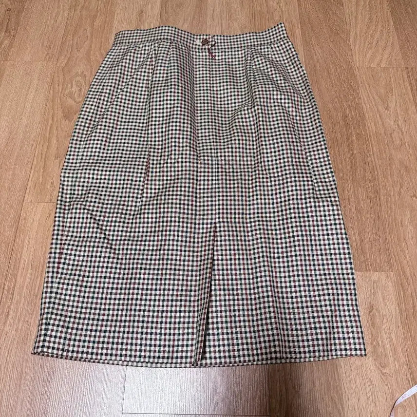 [BUNJANG] Daks Genuine Check Midi Skirt Size 26 / 닥스 정품 26사이즈 체크 치마