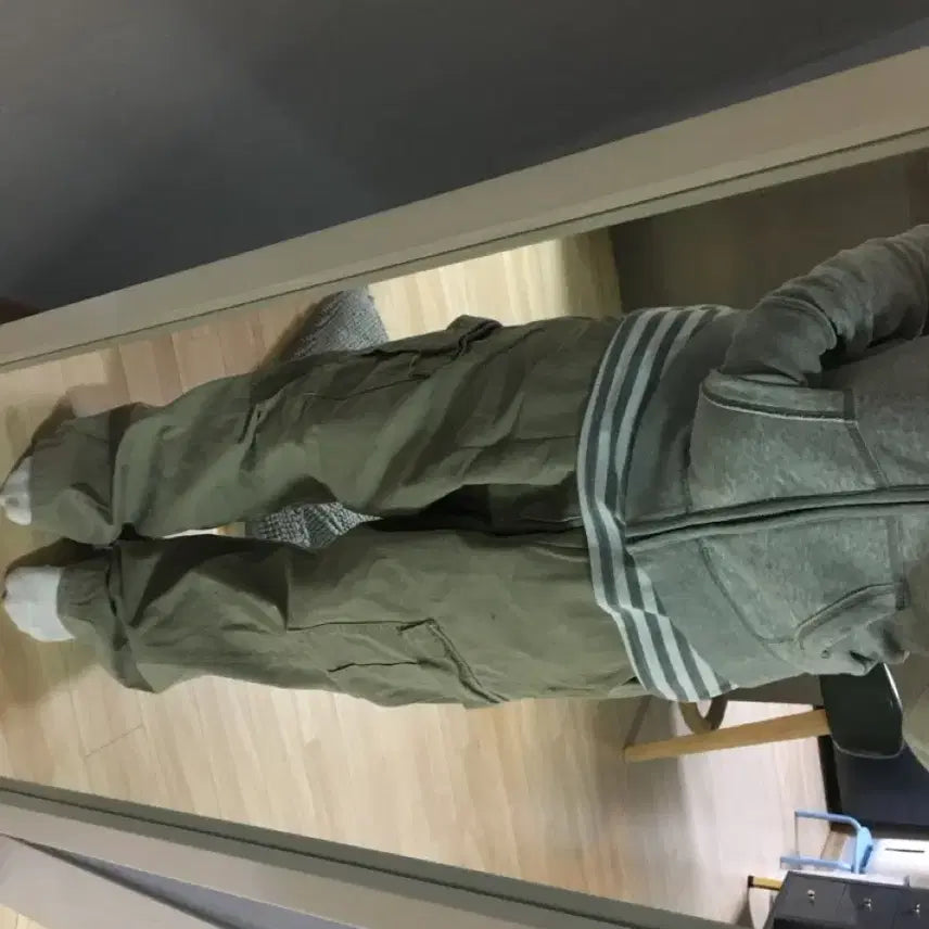 [BUNJANG] Vintage Star Patch Cargo Wide Pants / 빈티지 별 패치 카고 와이드 팬츠