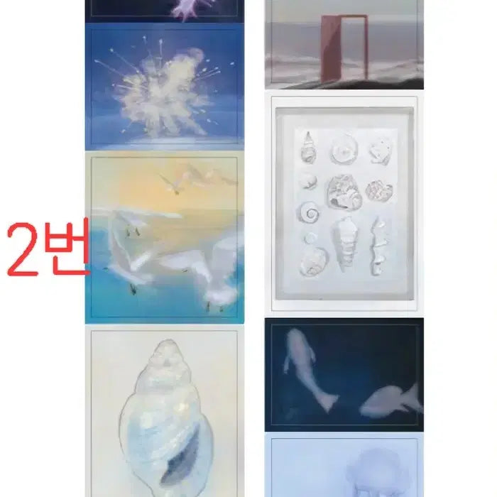 [SOLD OUT] 바다물결 키스컷 2종띵 papermore