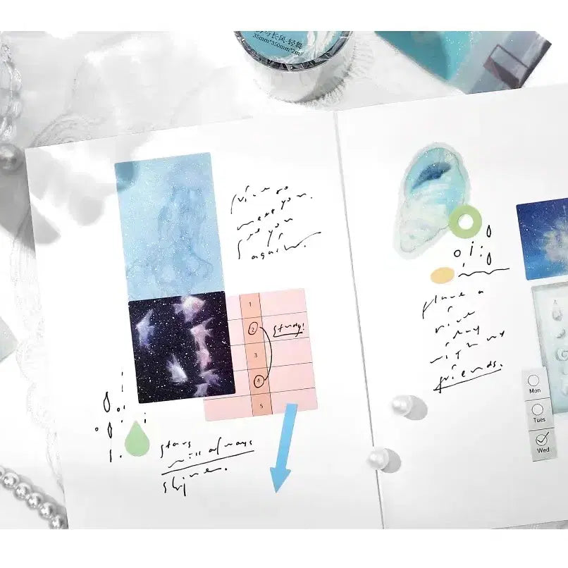 [SOLD OUT] 바다물결 키스컷 2종띵 papermore