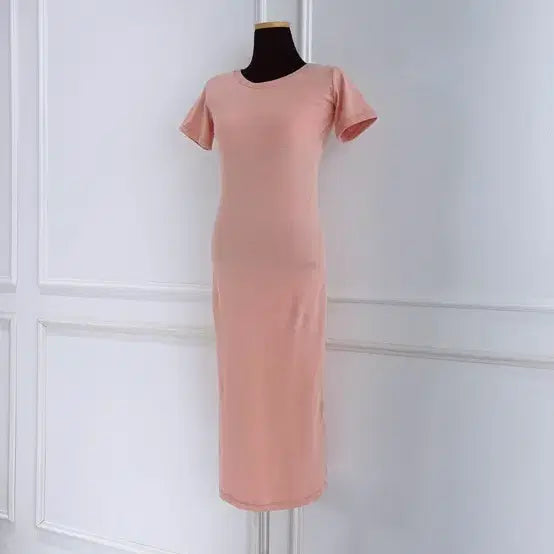[SOLD OUT] 새상품) 메이윤 기능성 노브라 원피스 자몽핑크 m