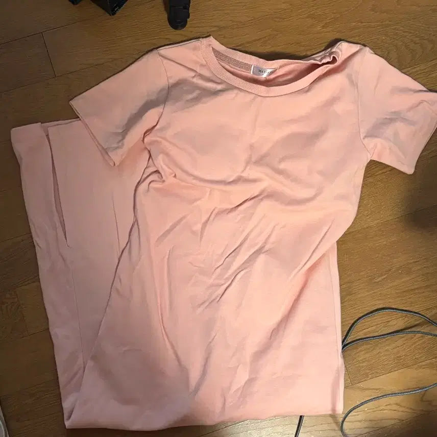 [SOLD OUT] 새상품) 메이윤 기능성 노브라 원피스 자몽핑크 m