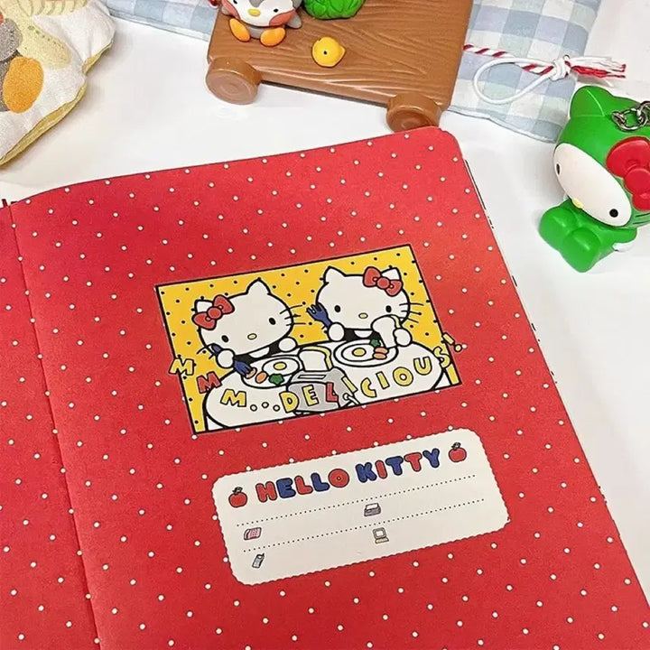 [BUNJANG] Hello Kitty Red Retro Diary Notebook / 헬로키티 레드 레트로 감성 노트 다이어리 일기장 다꾸