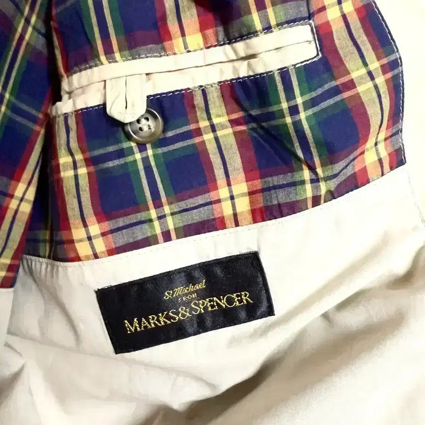 [BUNJANG] Marks & Spencer Harrington Blue Blouson Jacket / [S,90]막스앤스펜서 헤링턴 블루종 집업 자켓