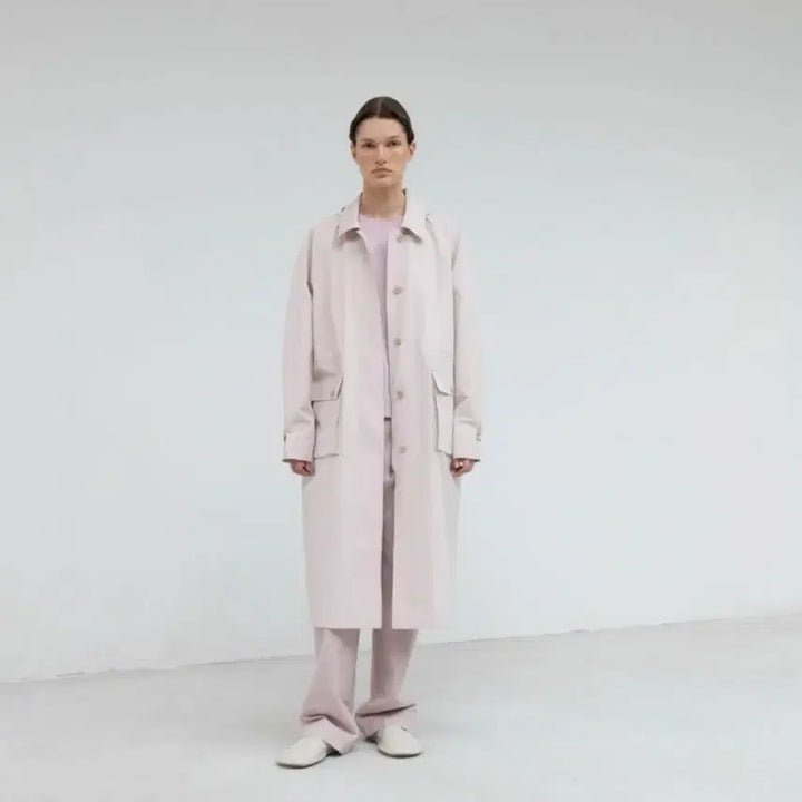 [BUNJANG] LEROBE Hooded Trench Coat (B-Grade) / 교신안함)LEROBE 후드 트렌치 코트-b급
